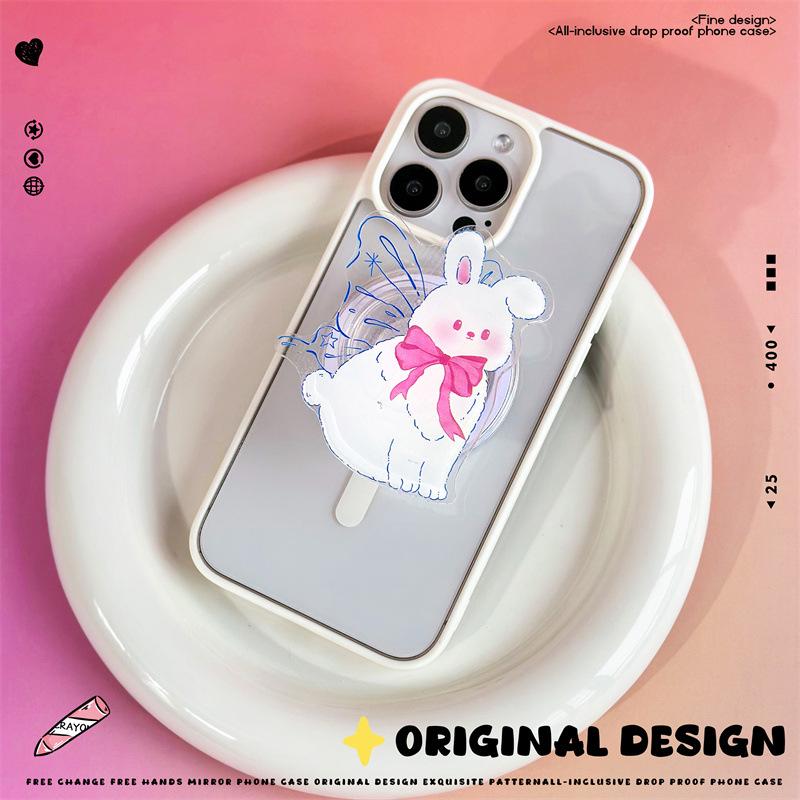 

Магнитный настольный держатель для телефона Zhitai Cartoon с ленивой телескопической подушкой безопасности