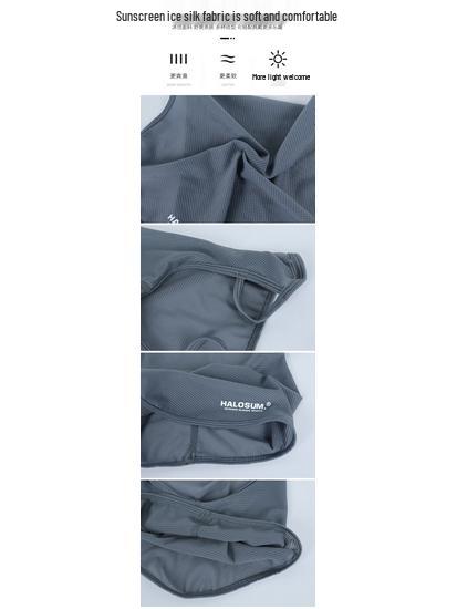 Atmungsaktive Mesh-Sonnenmaske mit Ohrschlaufen für Männer & Frauen - Ideal zum Radfahren, für Sport und zum Angeln