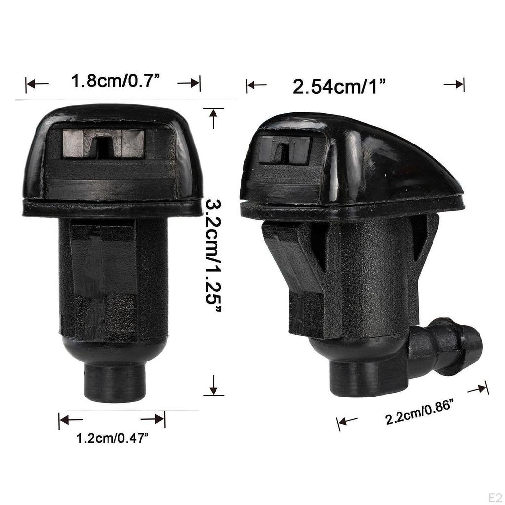 2 sztuki dyszy spryskiwacza szyby 85381-aa010 Łatwe w montażu Części zamienne Dysze spryskiwaczy do