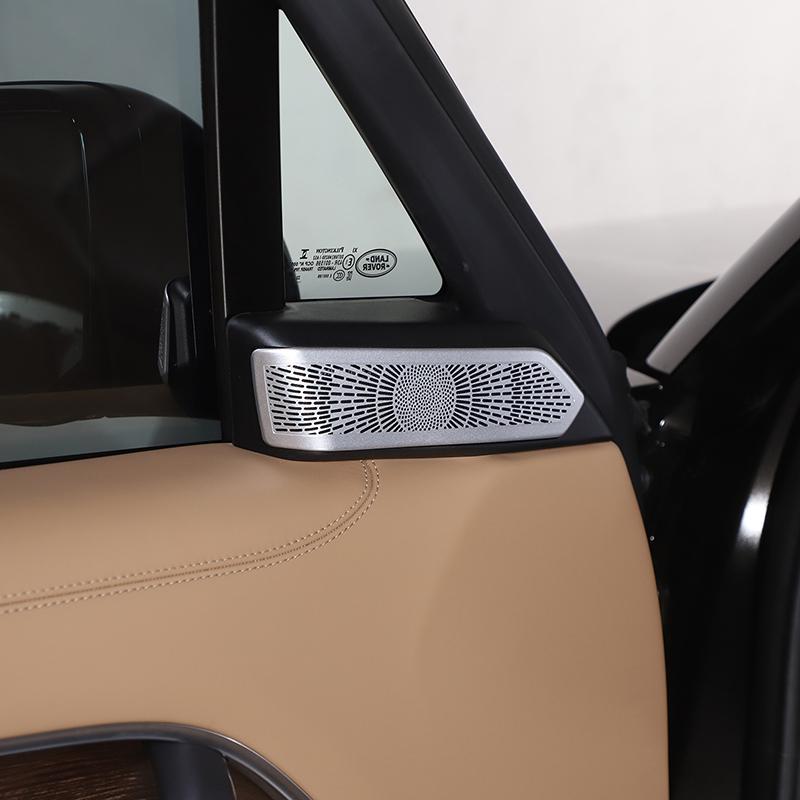 For Land Rover Range Rover Sport  Vogue L460  Stainless Steel Car A-pillar Audio Speaker Tweeters Cover Trim Car Accessories