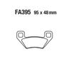 USERX Motorcycle Disc Brake Pads For FA395 ARCTIC CAT MF XTZ WILDcat 250 300 350 400 425 450 500 550 650 700 1000 kymco mxu450