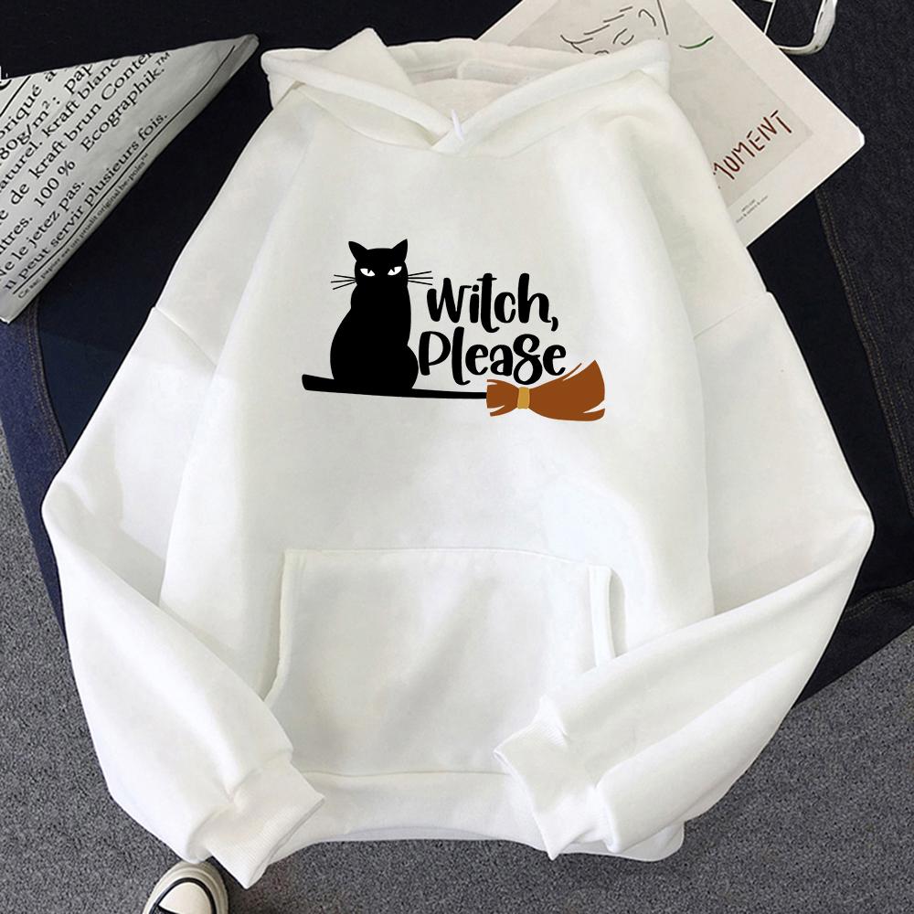 Funny Cat Halloween Hoodie Fashion Women Aesthetic Vintage Ramen Flower Pumpkin Hoodies Unisex Christmas Pullovers Sweatshirts