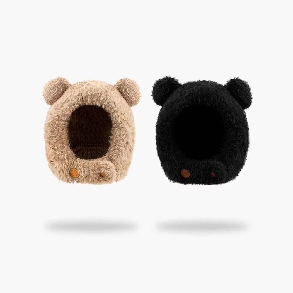 Winter Cap Bear Ears Hat Ear Protection Hat Fluffy Hat Personality Winter Beanie  Children