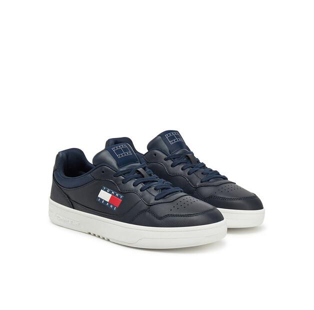 Men's Sneakers Tommy Jeans Keds New Tjm Cupsole Leather Ess Em0em01443 Navy