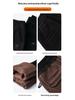 Women's High-Waisted Fleece-Lined Cigarette Pants, 2024 Winter Style, Warm Thickened Plus Size Casuals