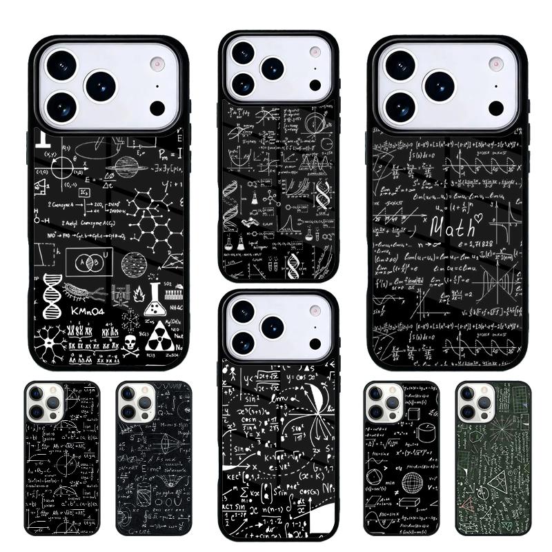 Physics Math Formula Equation soft mobile phone case Compatible with IPhone 17 16 15 14 13 12 11Pro Max 17 Air cover