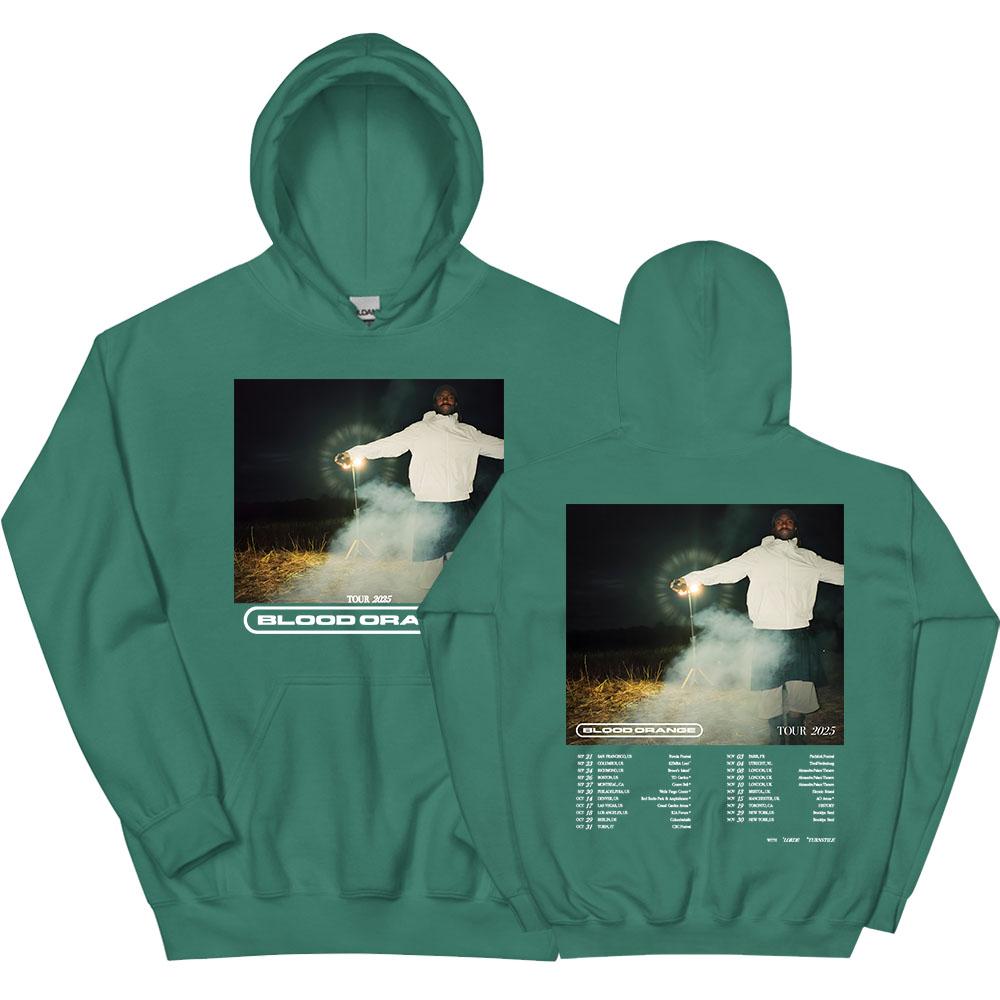 Blood Orange Tour 2025 Hoodies Autumn Winter Men Women Sweatshirt Singer Fashion Graphic Printing Pullovers Hooded Long Sleeve Hoodie