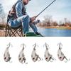 5PCS VIB Fishing Blade Lure Metal Fishing Lures Durable Swimbaits Crankbaits  For Trout