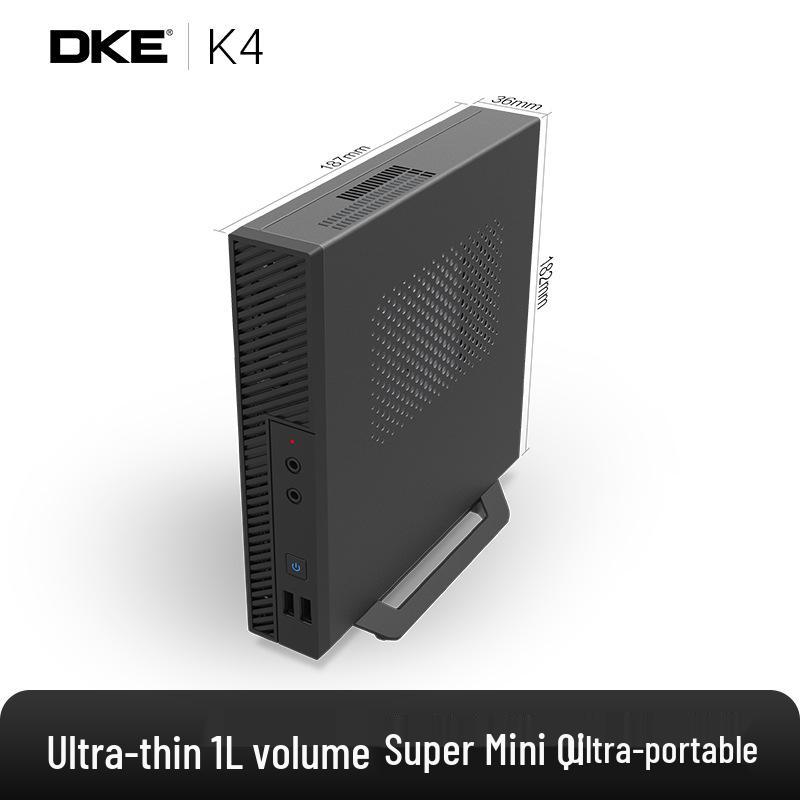 All-Aluminum Mini ITX Desktop Case with Integrated Graphics and DC Power Support