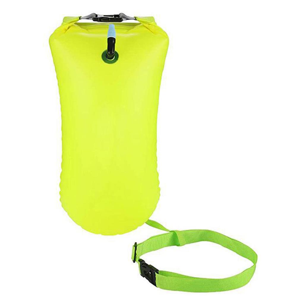 Inflatable swimming float storage bag Belted buoyancy tool Outdoor swimming emergency buoyancy device