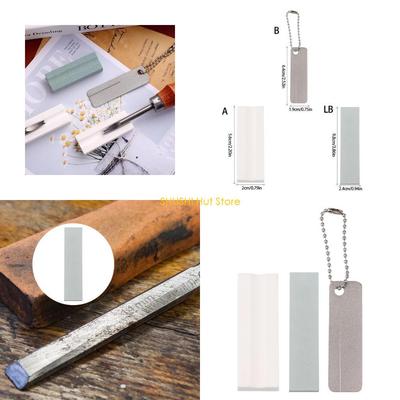 Schleifstein Schärfstein für Koch Jagd Taschenmesser Ergonomischer Griff Messer Schärfer Outdoor Camping Werkzeug D57B