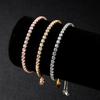 Sparkling Zircon Tennis Bracelets for Women Fashionable Crystal Chain Hand Bracelet Trend Party Engagement Wedding Charm Jewelry