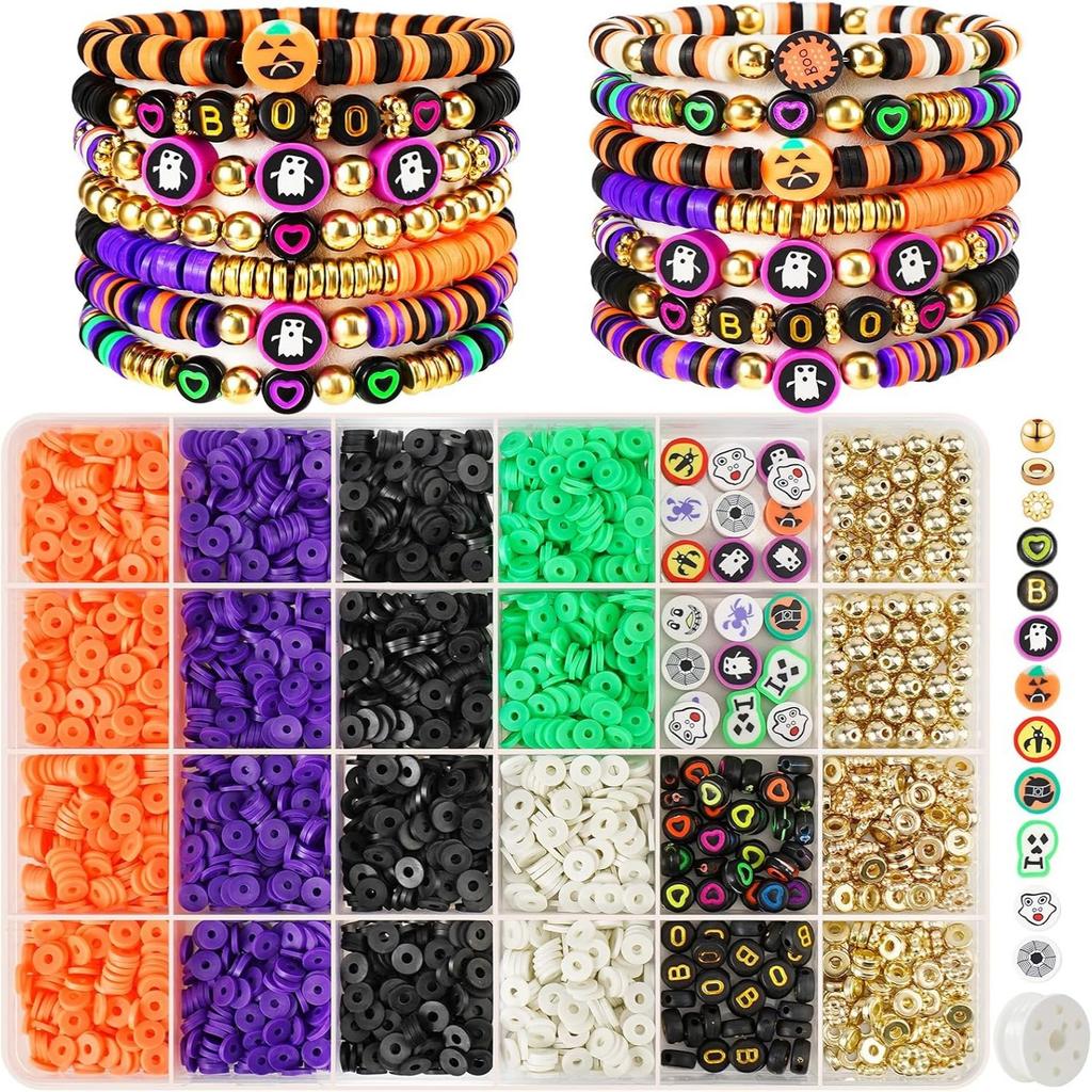 Beading Kit for Halloween - DIY Bracelet and Necklace Making Set