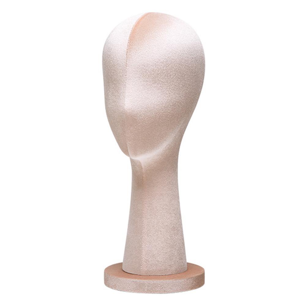 

Velvet Fabric Cover Mannequin Head Hairpiece Manikin For Hat Wigs and Jewelry Display Style 5
