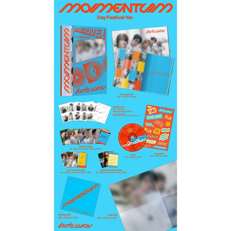 [Pre-order] Hrtz.wav - 2nd Mini Album [The Second Wave : MOMENTUM] Standard Ver.