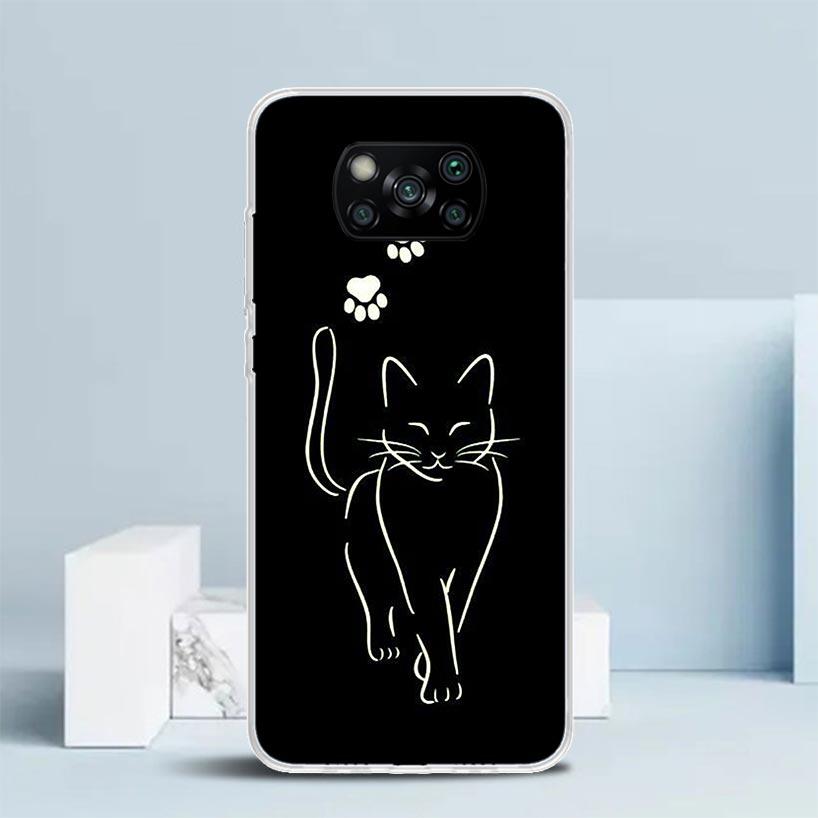 Cat Footprint Funny Paw Cute Phone Case For Xiaomi Poco F7 Ultra X5 X6 X7 Pro M7 Redmi 15C 15 13C 13 12C 12 10C 10 10A 9 9C 9A 9