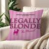 Movie L-Legally Logo B-Blonde 45*45Cm Cushion Cover Pillow Cover Decor Pillowcase Home Pillowcase For Couch Pillow