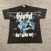 Vintage Tasmanian-Devil DISTURBED Taz Shirt Large 22x28 Black Looney-Tunes