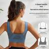 Breathable Wireless Sports Bra for Small Bust - Full Cup, Large Size, Ideal for Fitness, Running, and Yoga.