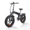 Paselec PX6 Bicicletă electrică pliabilă de 20 inch, 9 viteze, frâne hidraulice și baterie detașabilă 48V12Ah