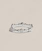 47Bag 925 Silver Camellia Flower Silver Thread Ring