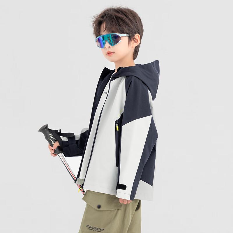 Boys' Windproof Wear-Resistant Outdoor Jacket