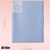 1Pcs Office Supplies A3 Paper File Folder 20/30/40 Pages Art Work Collection Organizer