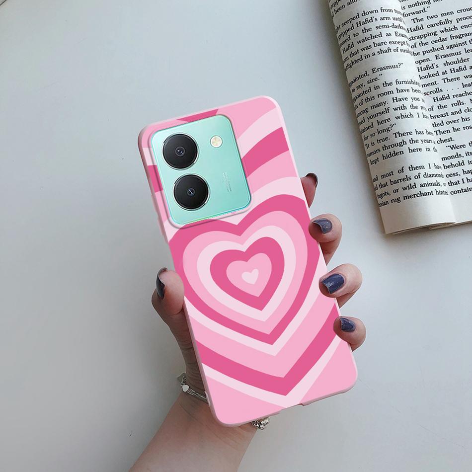 

For Vivo Y36 Case For Vivo Y36 5G Cover Fashion Sunflower Butterfly Heart Shockproof Silicone Soft Phone Case For VivoY36 Shell Vivo Y36 4G