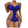 Lace Temptation Erotic Open Crotch Bodysuit - Sexy Lingerie Sleepwear