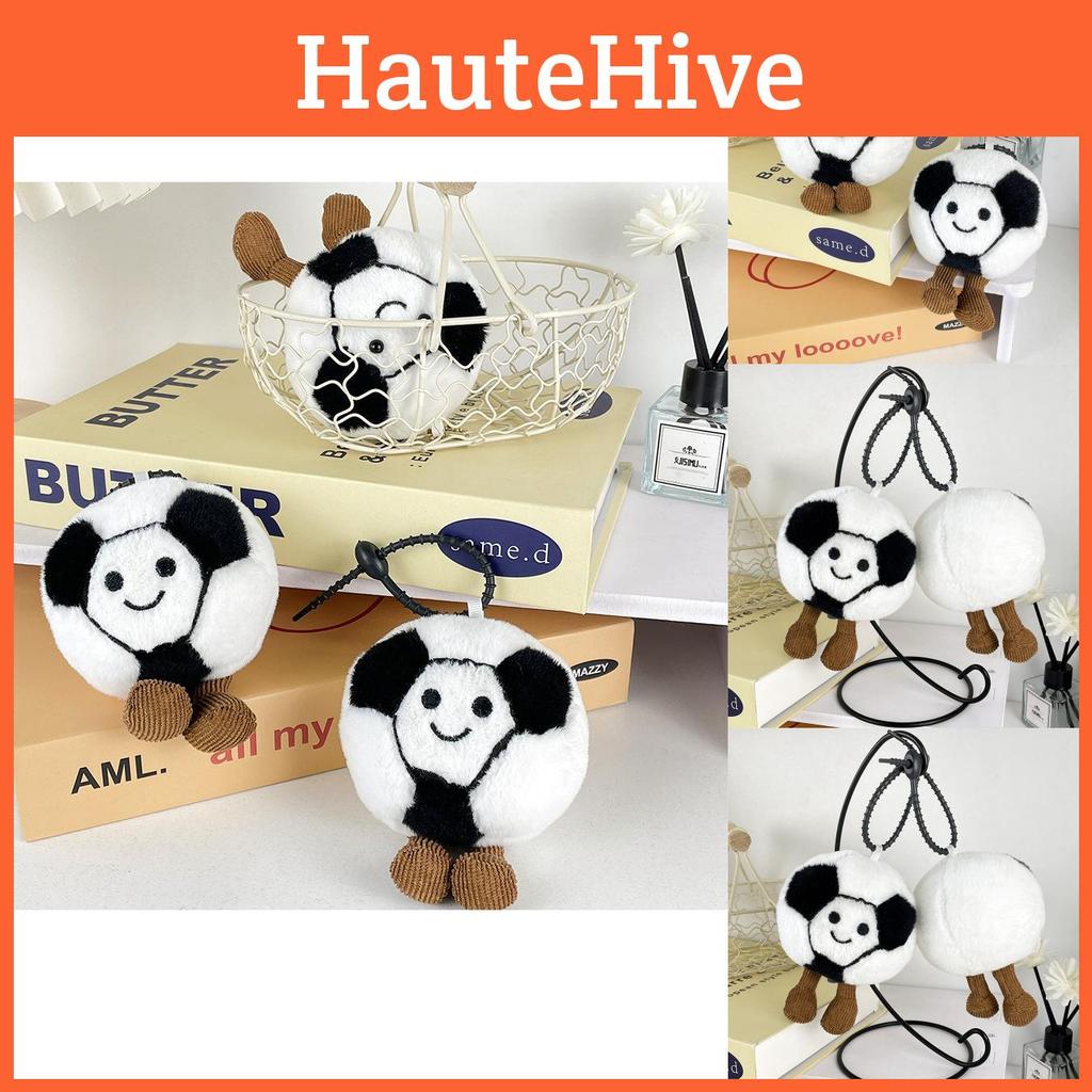 Football Soft Cute Plush Doll Keychain Perfect For Bag Decoration And Gifts Tall 12cm