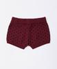 SCULPTOR Snowflake Knit Shorts Ladybug