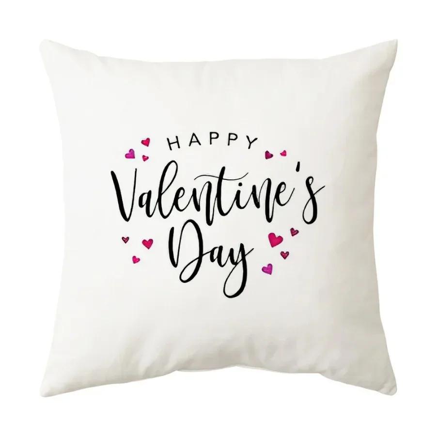 Office Sofa Car Cushion Cover English Confession Love Pattern Luxury Home Decoration Pillow Cover