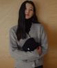 Laminez Bucket Knit Mini Bag - Black