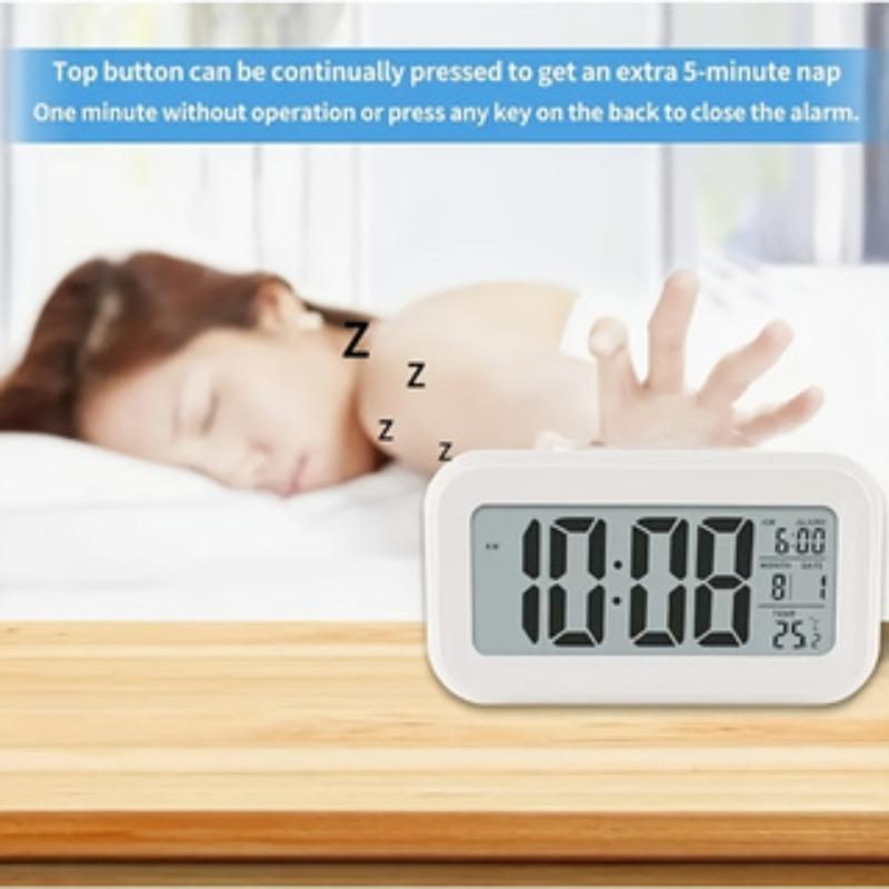 Digital Alarm Clocks - Sleep Aid & Time Management Tool for Home, Office, Students (Ideal Gift for Family/Friends)