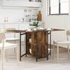 Dining Table 144 x 60 x 75 cm Particleboard Smoked Oak Finish