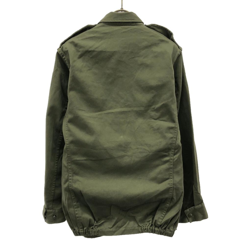 FRENCH ARMY 80s vintage Military jacket 88L Khaki Men's Used