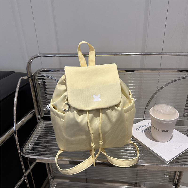 

Клетчатый тренд клетчатая мода новый колледж стиль кэжуал большая вместимость свежий наплечный рюкзак жёлтый