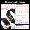 New Health Smartwatch No Screen Long Endurance Heart Rate Blood Pressure ECG Health Trackr IP68 Waterproof Sports Smart Bracelet
