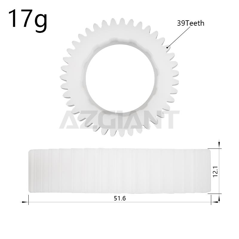 AZGIANT for BMW 7 Series E65 E66 745i 750i 760i Auto Parking Brake 39T/40T Gear Actuator Repair Kit Car Handbrake Parts 39T plastic loop