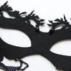Halloween Sexy Black Tassels Half Face Mask Props Lady Masquerade Party Dance Costume Hollow Sexy Eye Mask