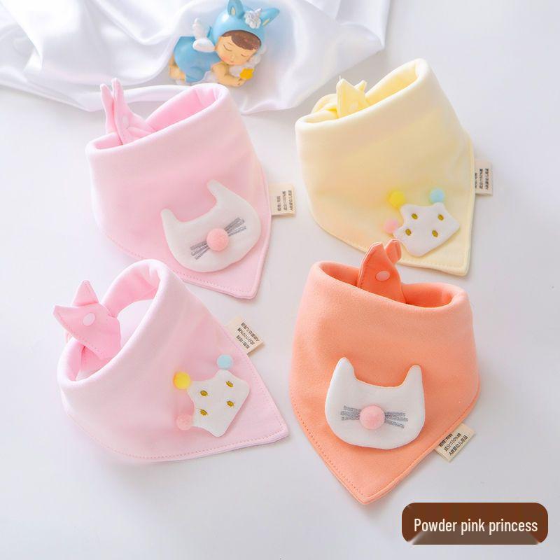 Unisex Triangle Baby Bibs: Pure Cotton, Waterproof, Super Soft, Double Snap, Scarf Wrap