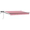 Manual Articulated Arm Awning with LEDs 3 X 2.5 M