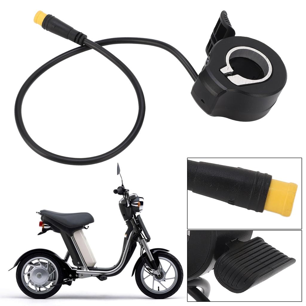 130X Thumb Throttle Speed Control Accessories Waterproof Connector for Electric Scooters E‑Bike Right / Left Thumb Throttle