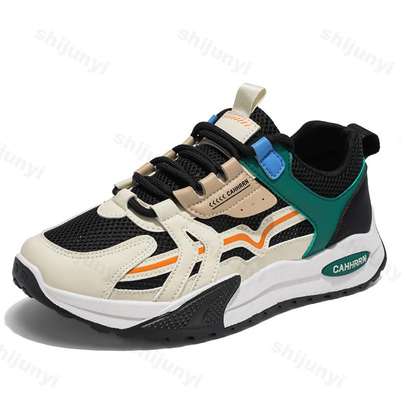 Mode 2025 Neue Herren Sport-Freizeitschuhe Sommer Modetrend Mesh Atmungsaktive Schuhe Bequem Vielseitig Dicksohlige Klobige Sneaker