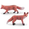Simulated Forest Animal Fox Model Toy 4 Foxes Firefox Red Fox Desktop Static Ornament