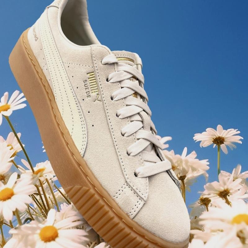 Puma Suede Platform Mardi Mercredi Alpine Snow