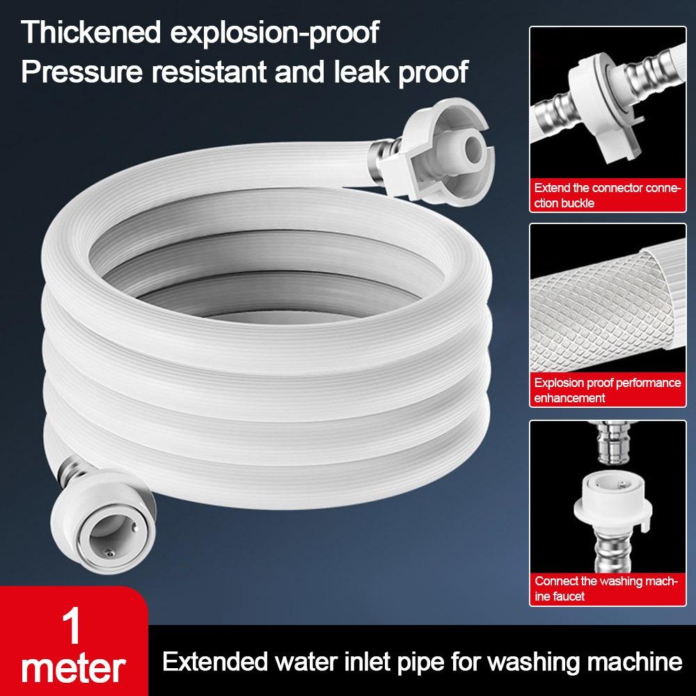 

Пластиковый шланг для стиральной машины 0,6-3 метра шланг для крана Портативный водопроводный шланг детали для стиральной машины 1meter