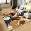 Hip Hop Art Rapper Legend Star Area Rug Large,Carpet Rug for Living Room Bedroom Sofa Doormat Decoration,Kids Non-slip Floor Mat