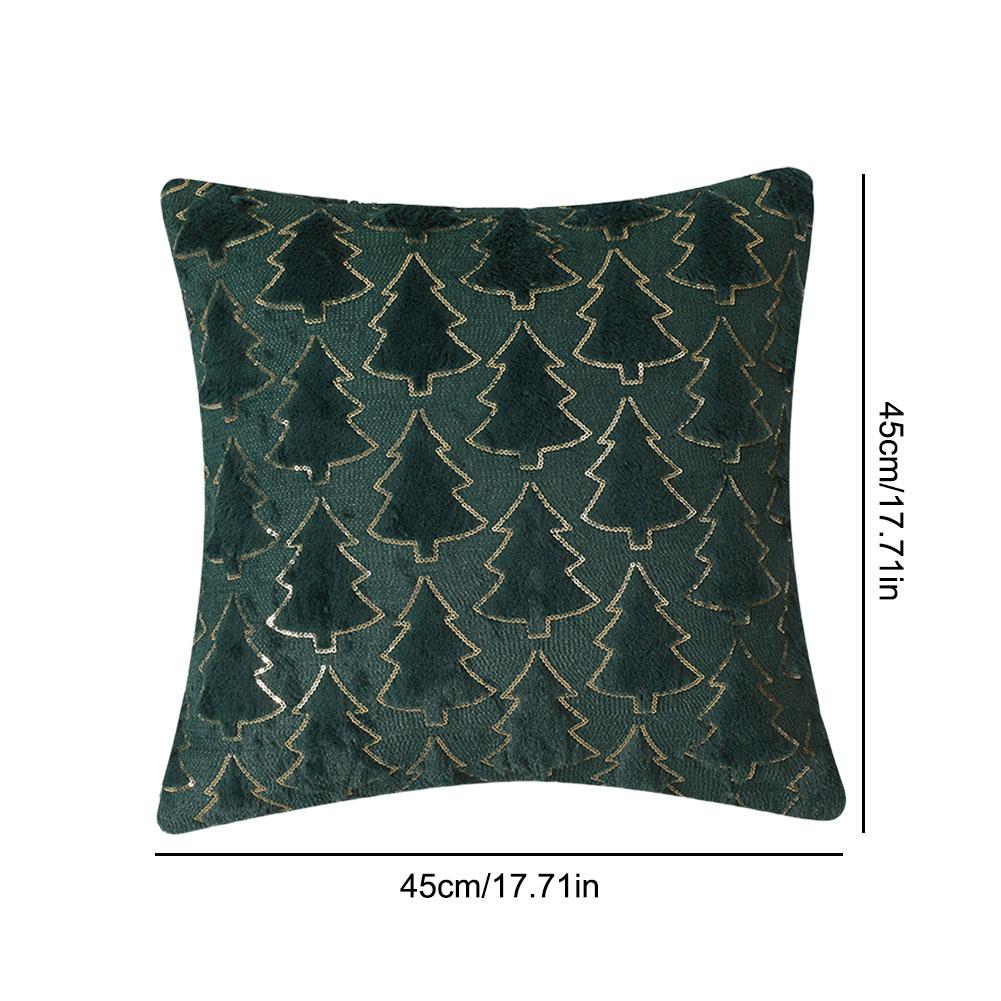 45x45cm Christmas Cushion Covers Decorations 2025 Winter Pillows Cover Decor Sofa Cover Snowflake Cushion Cases Home Decoration