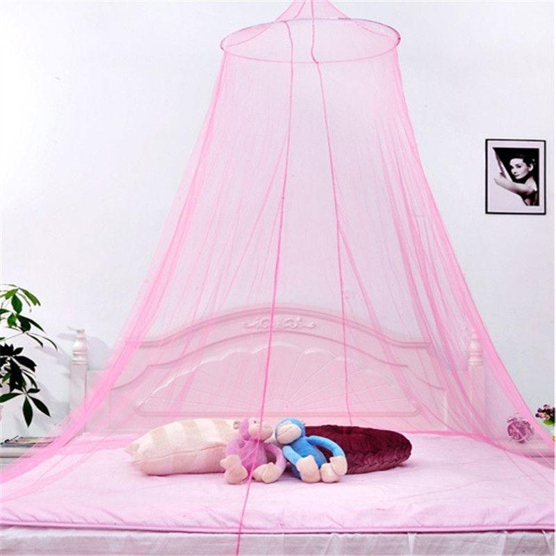 Premium Round Mosquito Net Dome For King Queen Double Beds With Fine Poly Mesh